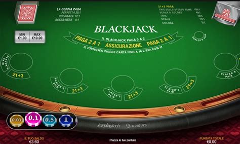 come si gioca a blackjack.